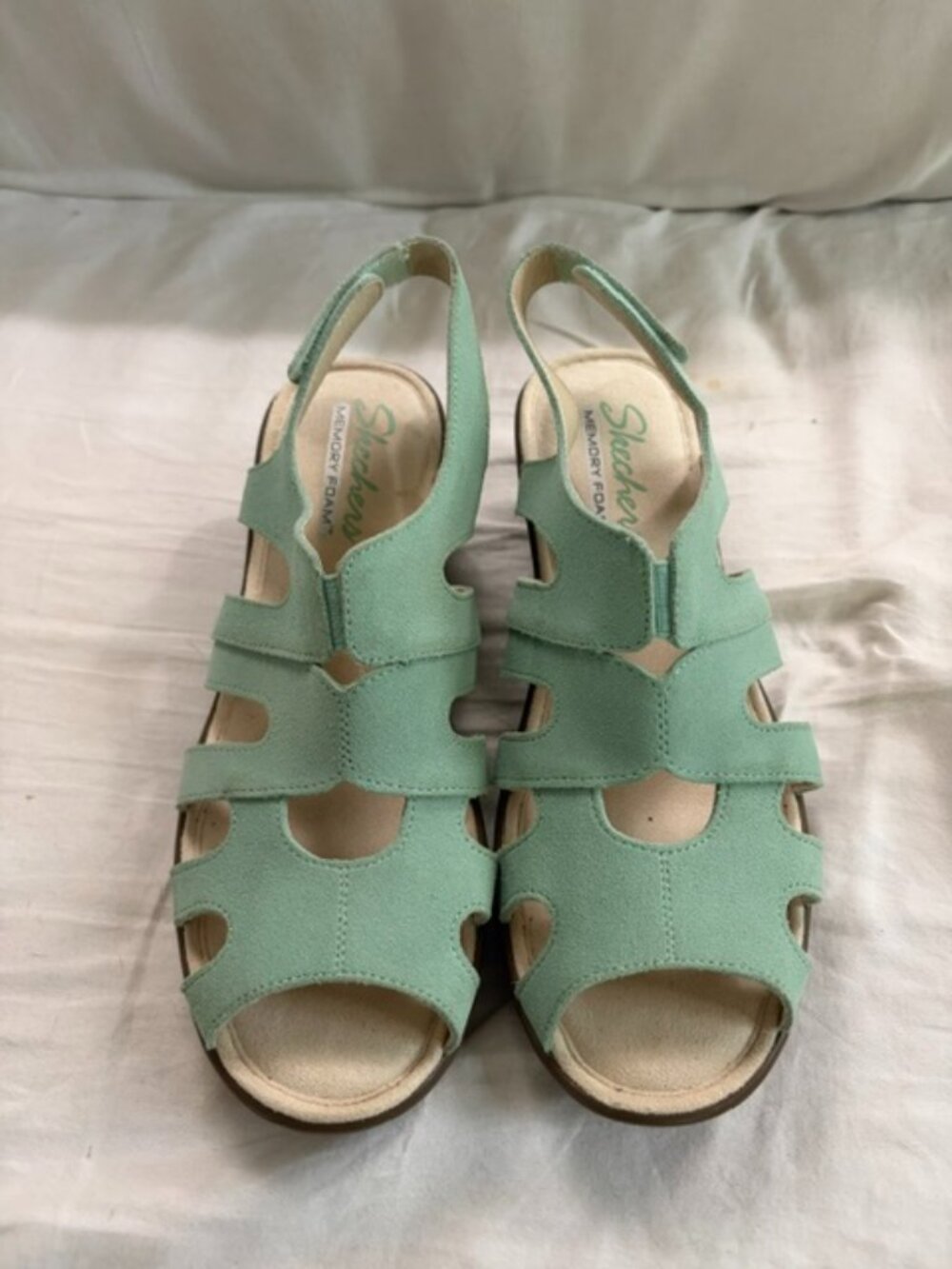 Skechers Suede Sandals Sz 8